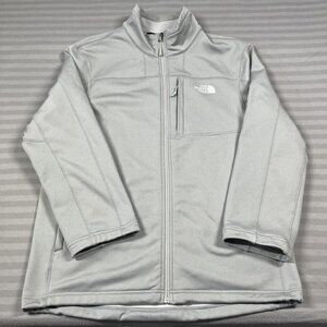 The North Face Jacket Mens Large Gray Windbreaker Full Zip NF0A3VM8 Lightweight